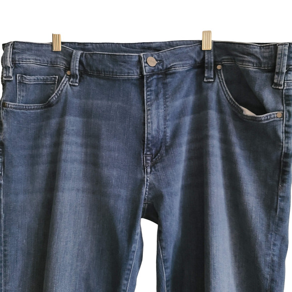 34 HERITAGE Courage Mid-Rise Straight Stretch Denim Jeans 31509 Men's 42/34‎ - Picture 3 of 13